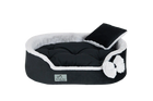 Legowisko Luxury Furry Navy Blue dla psa i kota