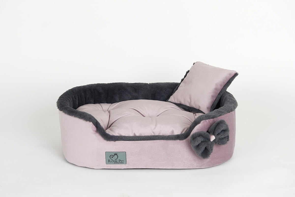 Legowisko Luxury Furry Georgeus Pink dla psa i kota – widok 2