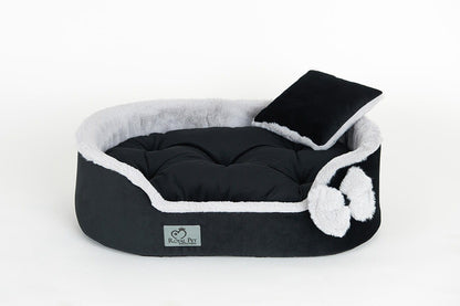 Legowisko Luxury Furry (Black Pearl) dla psa i kota