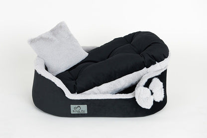 Legowisko Luxury Furry (Black Pearl) dla psa i kota