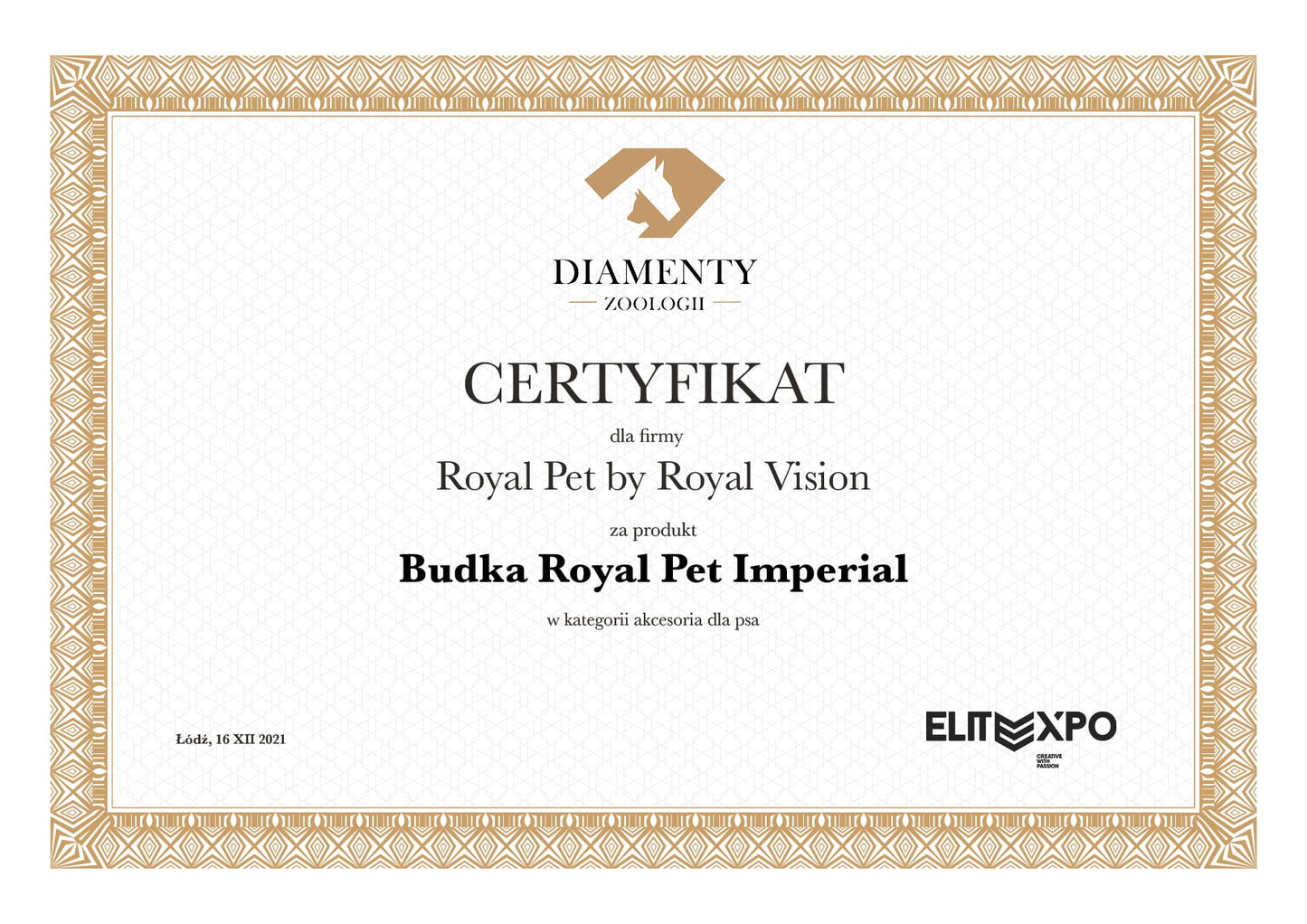 Budka/Domek Imperial Tiger's Eye dla psa i kota