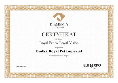 Budka/Domek Imperial Tiger's Eye dla psa i kota