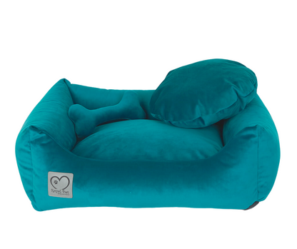 Legowisko Luxury (Petrol Blue) dla psa i kota