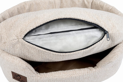 Legowisko Cosy Oval Bisquit dla psa i kota – widok 3