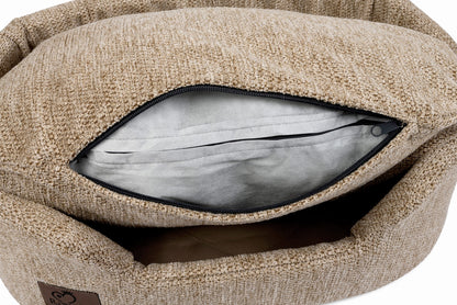 Legowisko Cosy Oval Carmel dla psa i kota – widok 3