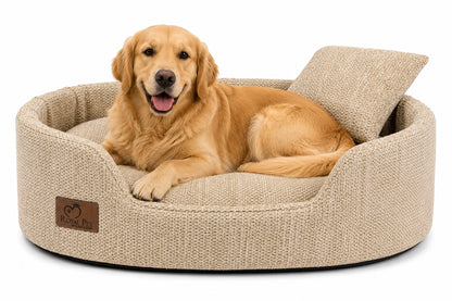 Cosy Oval-Bett (Carmel) für Hunde und Katzen