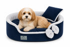 Luxury Furry-Bett (Navy Blue) für Hunde und Katzen