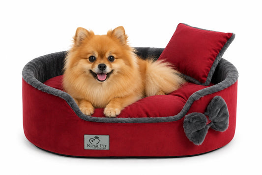 Luxury Furry-Bett (Royal Red) für Hunde und Katzen