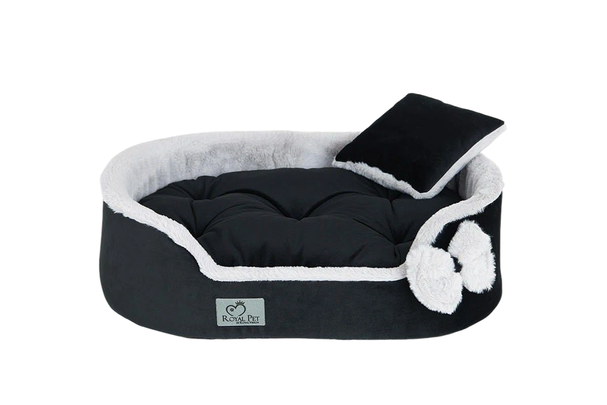 Legowisko Luxury Furry Navy Blue dla psa i kota