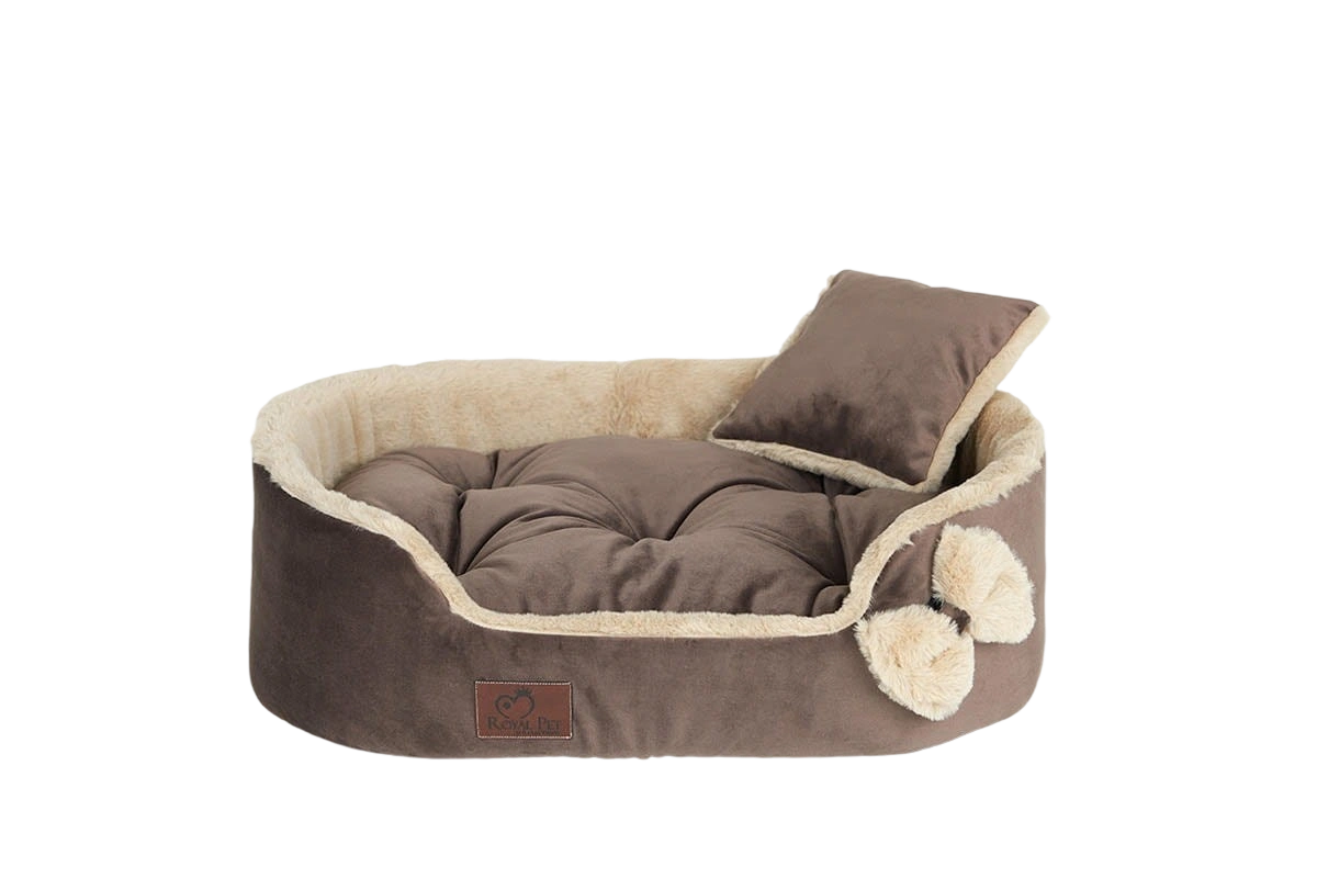 Legowisko Luxury Furry Brownie dla psa i kota