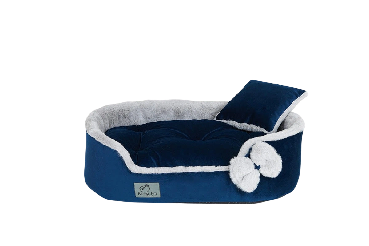 Legowisko Luxury Furry Black Pearl dla psa i kota