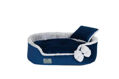 Legowisko Luxury Furry Black Pearl dla psa i kota