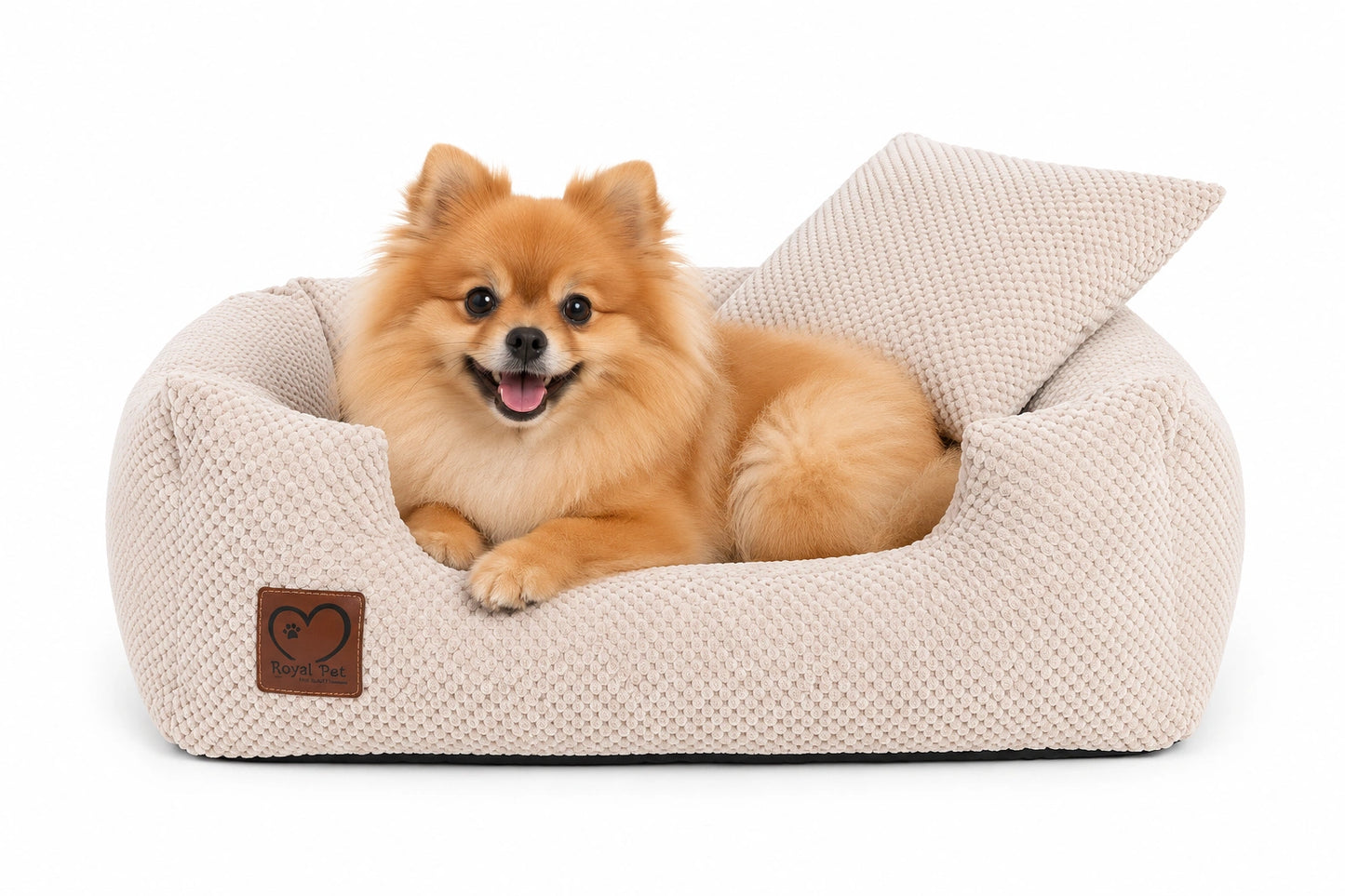 Premium-Hundebett (Ecru)