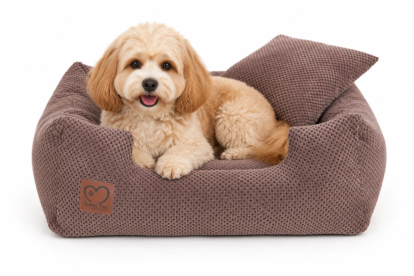 Premium-Hunde- und Katzenbett (Braun)