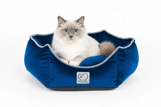 Legowisko Luxury Show Line (Navy Blue) dla psa i kota