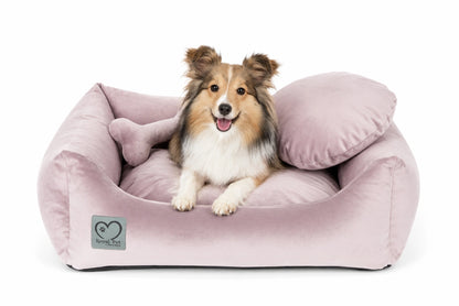 Luxury-Bett (Georgeus Pink) für Hunde und Katzen