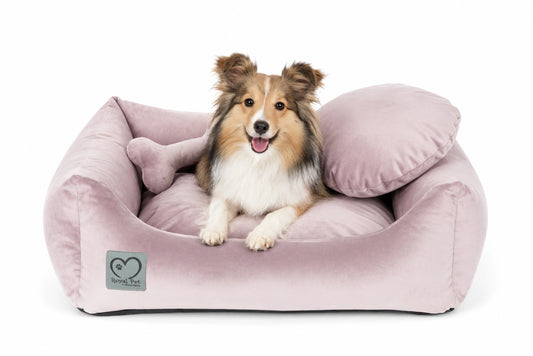 Luxury-Bett (Georgeus Pink) für Hunde und Katzen