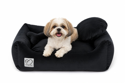 Luxury-Bett (Black Pearl) für Hunde und Katzen