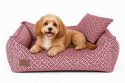 Vintage-Retro-Prinzessinnen-Hundebett
